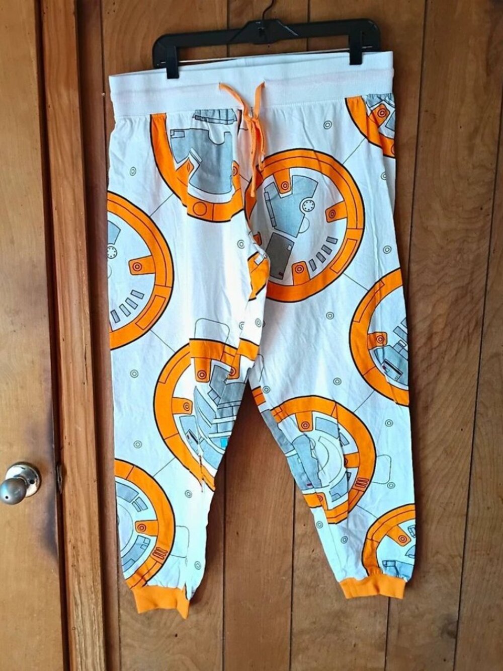 Star Wars Men’s Pajama Lounge Pants XL BB-8 Cotton Jogger Sleepwear New